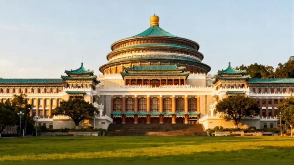 chongqing 7 days itinerary:Chongqing People’s Great Hall