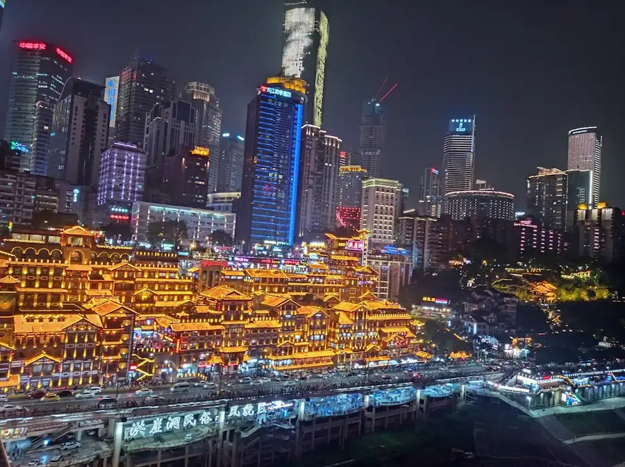 Night view of Hongyadong, Chongqing